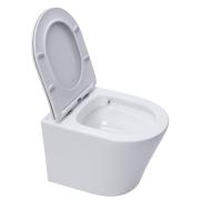 WC se sedátkem softclose závěsné SAT Infinitio zadní odpad SATINF010RREXP. obr. 4 