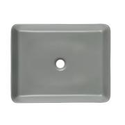 Umyvadlo na desku SAT Infinitio 50x40 cm šedá mat bez přepadu SATINF5040LGRM. obr. 3&nbsp;