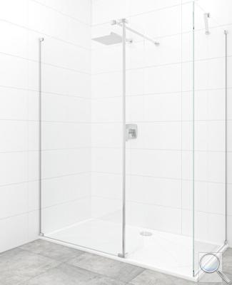 Sprchová zástěna Walk-in 100x90 cm SAT SATBWI10090PAROZ. obr. 1