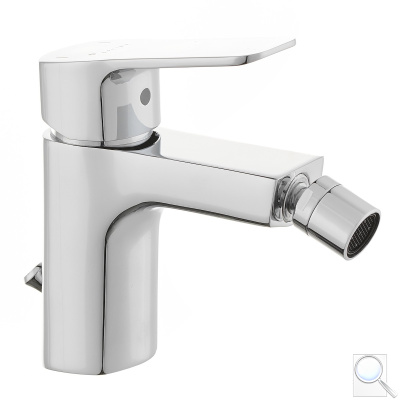 Bidetová baterie Optima Cube Way s výpustí chrom CU235. 