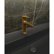 Umyvadlová baterie SAT DARK bez výpusti broušené zlato mat SATBSDA271PBZ. obr. 10&nbsp;