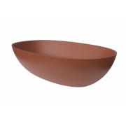 Umyvadlo na desku SAT Aula 60x36 cm cooper brown mat bez otvoru pro baterii, bez přepadu SATAU6036CB. obr. 3 