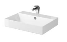 Nábytkové umyvadlo Cersanit Inverto 60,5x45,5 cm otvor pro baterii uprostřed K671-005