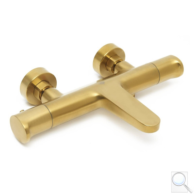 Vanová baterie SAT DARK bez sprchového setu 150 mm broušené zlato mat SATBSDA222BZ. obr. 1