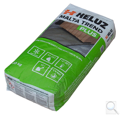 HELUZ TREND PLUS tepelněizolační zdicí a zakládací malta Z (zimní) 20 kg. obr. 1