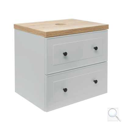 Koupelnová skříňka pod desku Naturel Forli 80x45x46 cm šedá mat FORLI80GMD. obr. 1