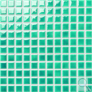Keramická mozaika Premium Mosaic světle zelená