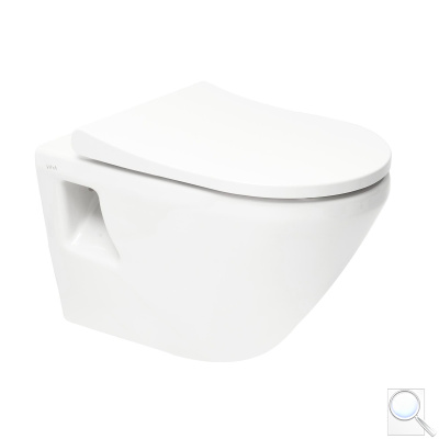 WC závěsné Vitra Integra Rim-Ex včetně sedátka softclose, zadní odpad 7062-003-6288. obr. 1