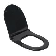 WC sedátko Vitra Sento duroplast černá matná 120-083R009. obr. 2&nbsp;