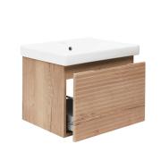 Koupelnová skříňka s umyvadlem Naturel Savona 58x43x44,8 cm dub halifax mat SAVONA60DHU1. obr. 2 