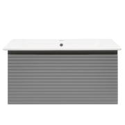 Koupelnová skříňka s umyvadlem Naturel Savona 98x43x44,8 cm šedá mat SAVONA100GM. obr. 3