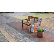 Venkovní betonová dlažba CSB - COLETA. Povrch hladký - barva COLORMIX MATTONE&nbsp;