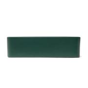 Umyvadlo na desku SAT Infinitio 50x40 cm tmavě zelená mat bez přepadu SATINF5040DGEM. obr. 5 