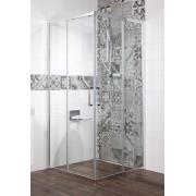Sprchový kout čtverec 80x80x190, 90x90x190, 100x100x190 cm SAT TEX chrom lesklý. obr. 5 
