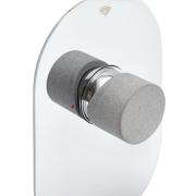 Sprchová baterie SAT Fusion včetně podomítkového tělesa beton SATBSFU210B. obr. 5&nbsp;