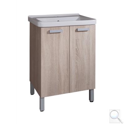 Koupelnová skříňka s umyvadlem Naturel Vario 65x48,5 cm dub bardolino VARIO65DBDB 