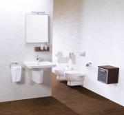 Umyvadlo Jika Cubito 55x42; 60x45; 65x48,5; 85x48,5 cm otvor pro baterii uprostřed (obr. 5)