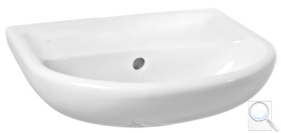 Umyvadlo Jika Lyra Plus 55x45 cm bez otvoru pro baterii H8143820001091. obr. 1