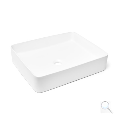 Umyvadlo na desku SAT Infinitio 50x40 cm mat bez přepadu SATINF5040M. obr. 1