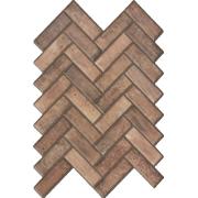 Dlažba Bestile Spica cotto hnědá.