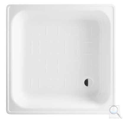 Sprchová vanička čtvercová Jika Pure 90x90 cm smaltovaná ocel A9090. 