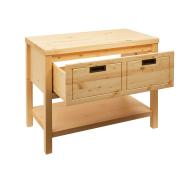 Koupelnová skříňka pod umyvadlo Naturel Country 90x72,5x51 cm přírodní COUNTRY90ZBUMNA. obr. 5 