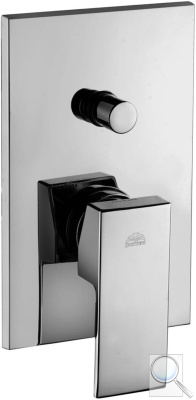 Vanová baterie Paffoni Level včetně podomítkového tělesa chrom LES015. 