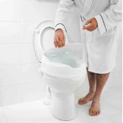 WC sedátko zvýšené pro seniory 10 cm, bílá A0071001. obr. 2&nbsp;