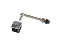 Pant zahradní nerezový s hliníkovým vyztužením GBM12-DP40, vhodné pro čtvercový profil