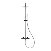 Sprchový systém SAT na stěnu s termostatickou baterií PVD Gun Metal SATDASSTK. obr. 2 