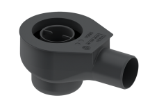 Sifon Tece Drainline plast černá 650001