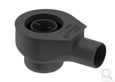 Sifon Tece Drainline plast černá 650001. 