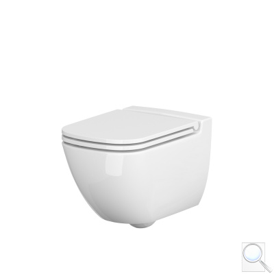 WC se sedátkem softclose závěsné Cersanit Dormo zadní odpad SIKOSCCAK100. 