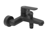 Vanová baterie SAT Feel bez sprchového setu 150 mm černá matná SATBSFEEL222C