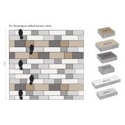 Venkovní betonová dlažba CSB VALENCIA. VELIKOSTI KAMENŮ V PLOŠE&nbsp;