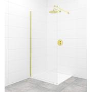 Sprchová zástěna Walk-in 90 cm SAT v barvě profilu zlatá lesk SATBWI90PRZ. &nbsp;(3)