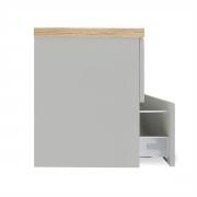 Koupelnová skříňka pod desku Naturel Forli 120x45x46 cm šedá mat FORLI120GMD (obr. 4)