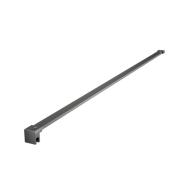 Sprchová zástěna Walk-in 90 cm SAT v barvě profilu PVD Gun metal SATBWI90PRGM. obr. 3 