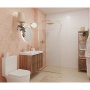 Sprchová zástěna Walk-in 80 cm SAT v barvě profilu zlatá lesk SATBWI80PRZ. obr. 9 