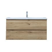 Koupelnová skříňka s umyvadlem SAT B-Way dub mat BWAY2100OAKU. obr. 2&nbsp;