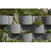 Plotové tvarovky Vario. Standard mezerovitá struktura přírodní