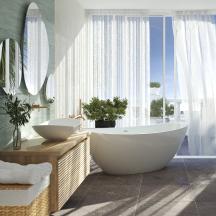 Light pastel koupelna