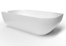 Volně stojící vana SAT Nelly z litého mramoru bílá