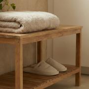 Lavice Naturel Home 78x47x37 cm ořech mat HOMELAV. &nbsp;(9)