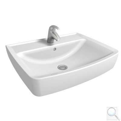 Nábytkové umyvadlo Kolo Rekord 50x38 cm otvor pro baterii uprostřed K91952000. 