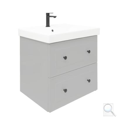 Koupelnová skříňka s umyvadlem Naturel Forli 60x45x46 cm šedá mat FORLI60GMUVER obr. 1