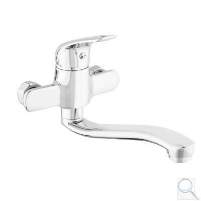 Umyvadlová baterie S-Line Pro bez sprchového setu 100 mm chrom SIKOBSLPRO26110. obr. 1