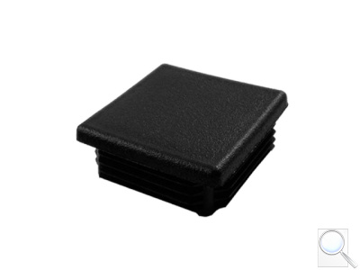 Čepička pro sloupek Pilodel® 60×40 a 60×60 mm, černá, PVC. 