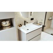 Koupelnová skříňka vysoká Roca Ona 40x175x30 cm písková mat A857636510. obr. 4