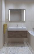 Umyvadlo SAT Infinitio 100,4x46,5 cm otvor pro baterii uprostřed SATINF10046 (obr. 10)